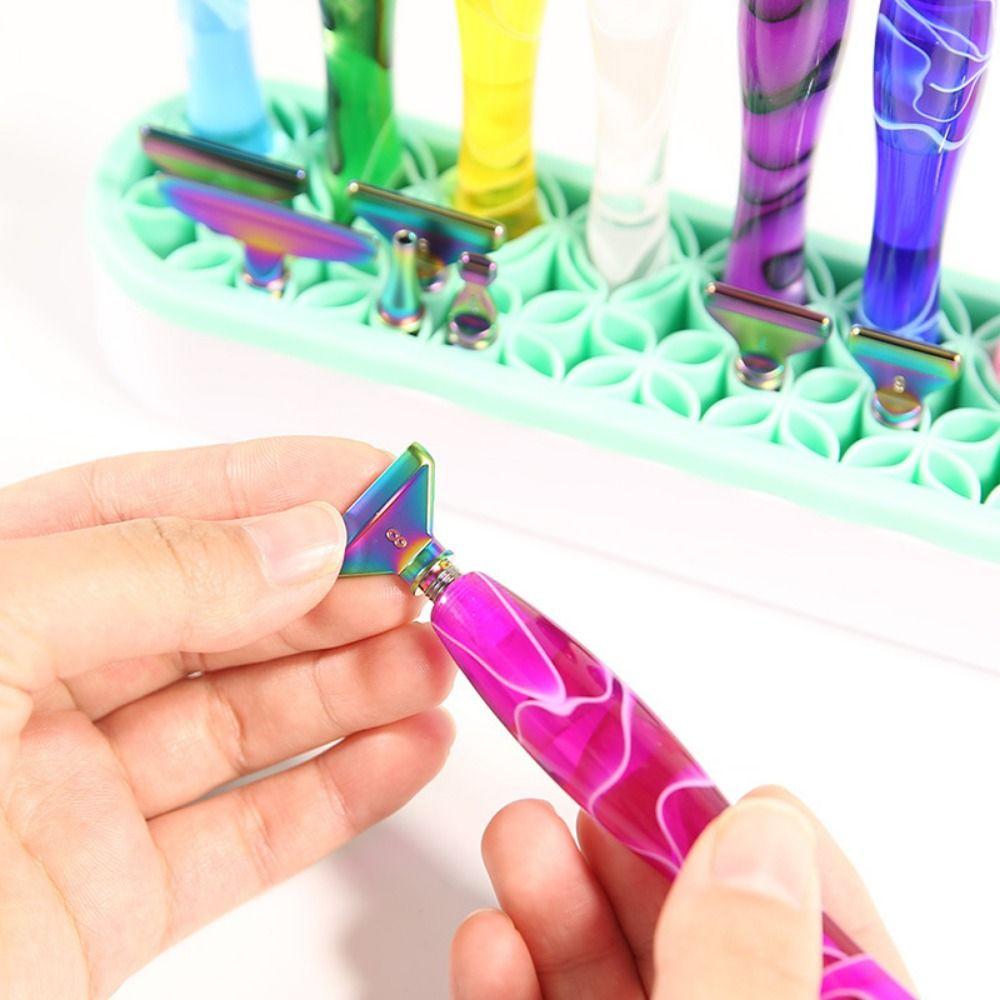 Silicone Structure Makeup Brush Holder Household Display Stand Pen Storage Case  Art Supplies