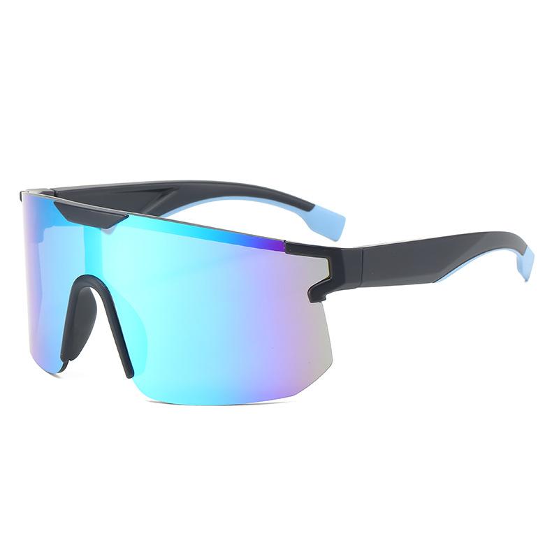 

Мужские и женские модные солнцезащитные очки, спортивные солнцезащитные очки в большой оправе, очки для лобового стекла для верховой езды