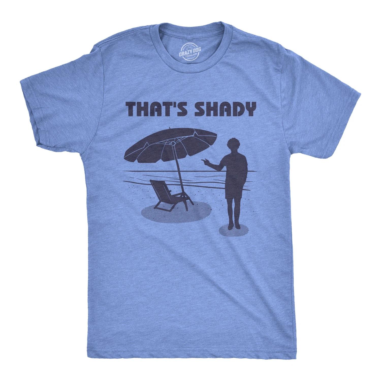Mens Thats Shady T shirt Funny Beach Vacation Sarcastic Hilarious Graphic Tee XXL
