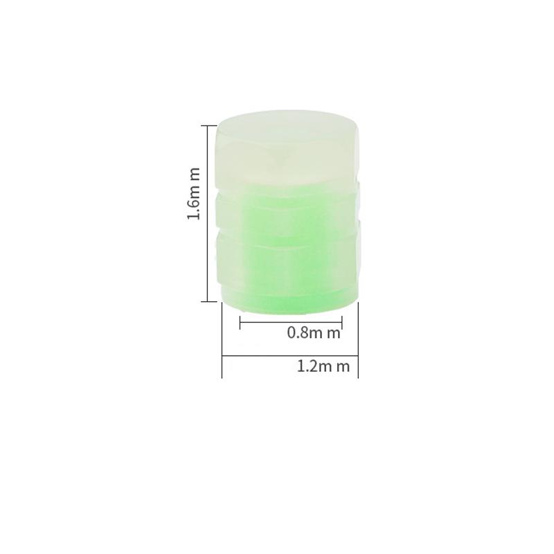 100Pcs Car Motorcycle Luminous Tire Valve Caps Glowing Valve Cover Car Tire Wheel Hub Styling Tool Auto Accessories 5 Colors
