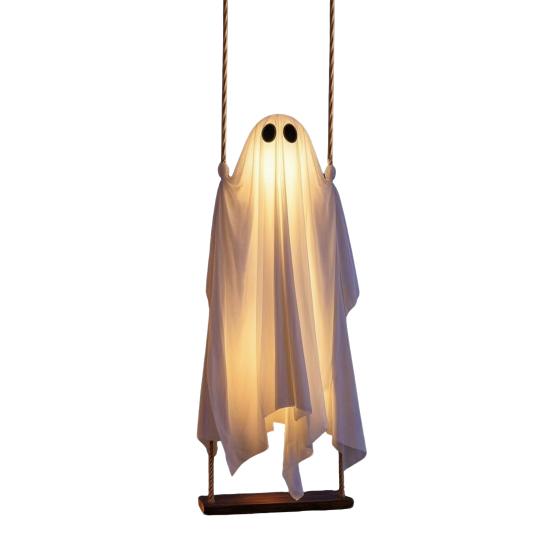 Spukhaus Hängende Requisite Halloween Geist Dekoration, Outdoor Schaukel Ornament für Einzigartiges Geschenk Haus Veranda Hof Garten, Wetterbeständig Party remote control