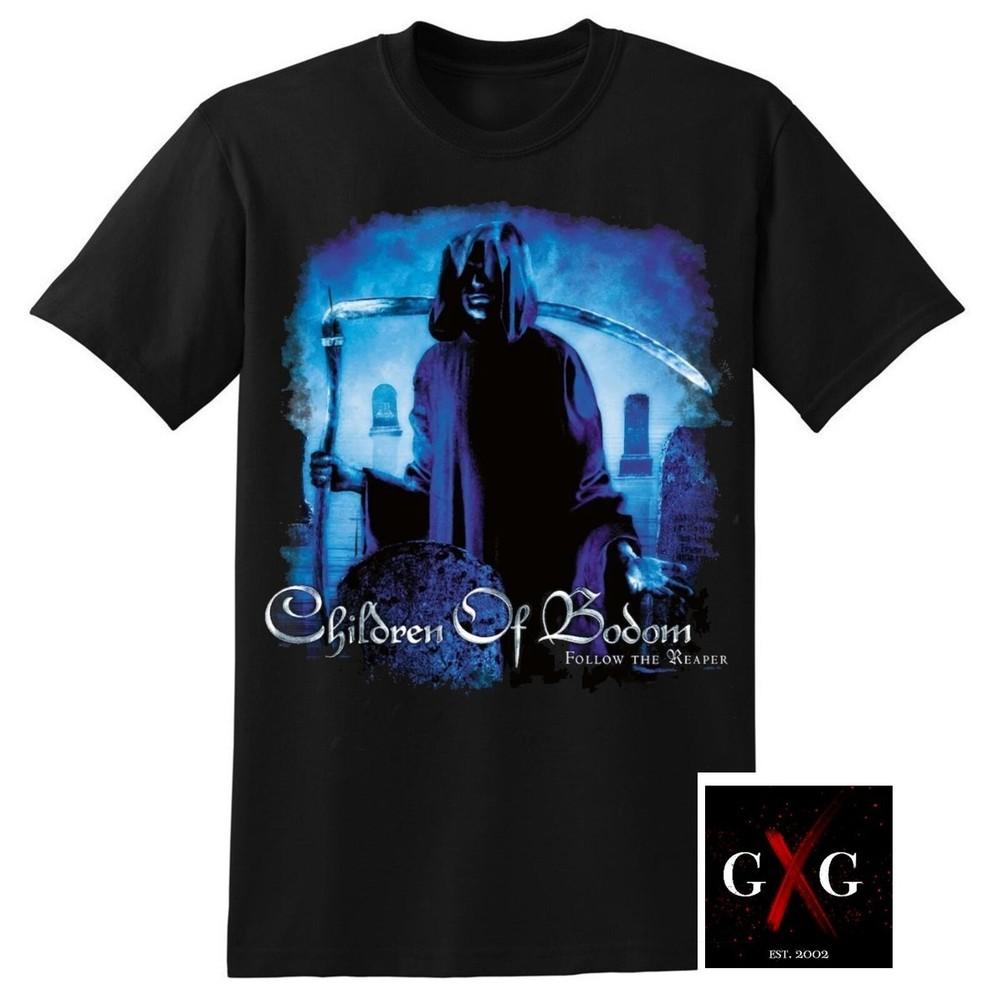 CHILDREN OF BODOM CD Обложка FOLLOW THE REAPER Официальная Футболка XL Новый хаос deathroll Унисекс Футболка M
