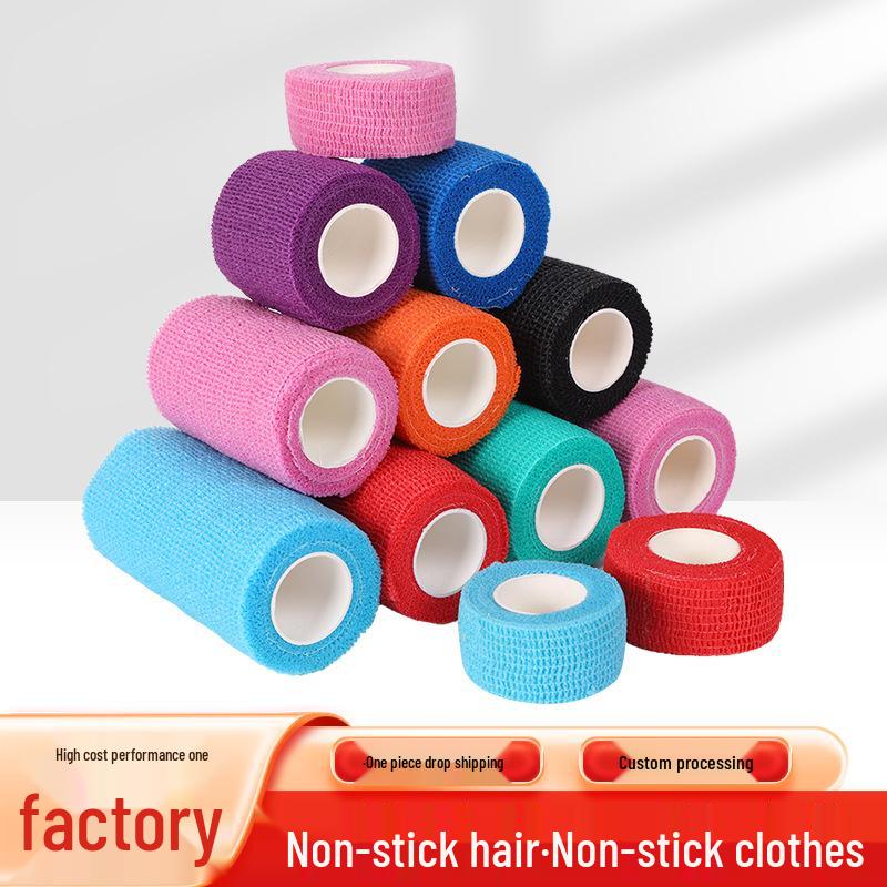 Elastic Self-Adhesive Sport Bandage for Finger, Wrist, Knee, Ankle, and Foot Support