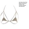 Yousheng Women Body Chain Jewelry Layered Chest Chains Rhinestone Necklace Rave Party Nightclub Body Jewelry Accessories for Women Girls