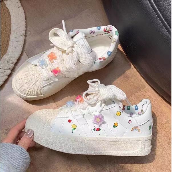 Shell head platform women's autumn new vibe style ins lightweight thin student versatile board shoes