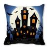 Halloween Horror Night Pattern Living Room Office Sofa Car Decorative Pillowcase
