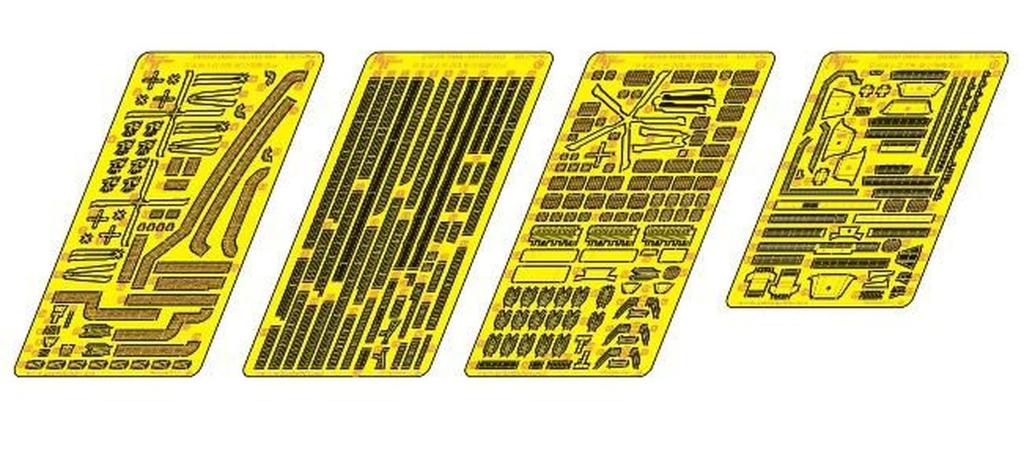 Artist Hobby JMSDF Destroyer Izumo Etching Parts Set Pit Plastic Model Parts AHLAH270043 1/700 DDH-183 (for Road) (Ship)