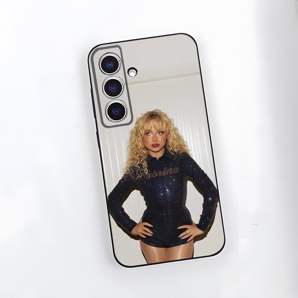 

Singer S-Sabrina Carpenter Phone Case For Samsung S26 S25 Plus S20 S20 Plus S22 Ultra S23 FE S21 Plus S21 Ultra Soft Cover Samsung S26 Plus