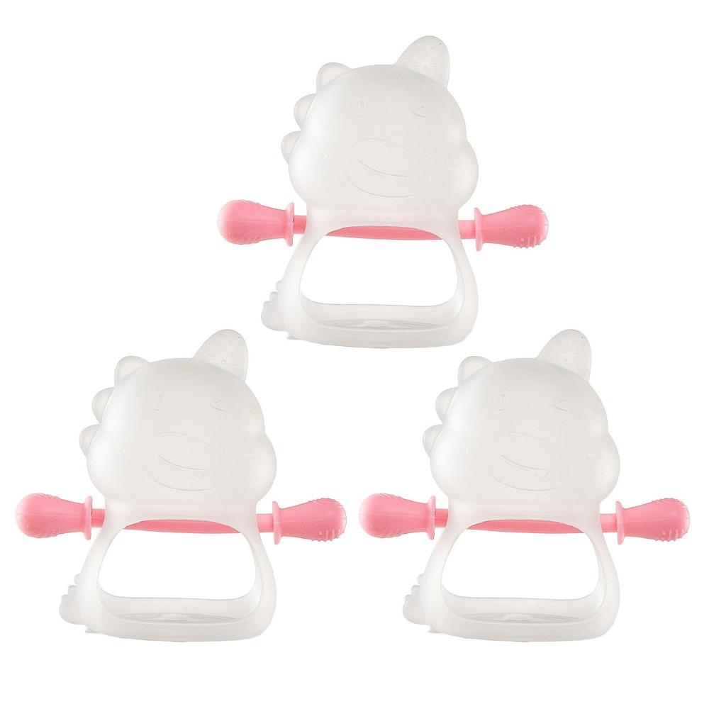 

3Pcs Anti Dropping Nursing Teething Toys Soft Newborn Molar Toys Baby Accessories