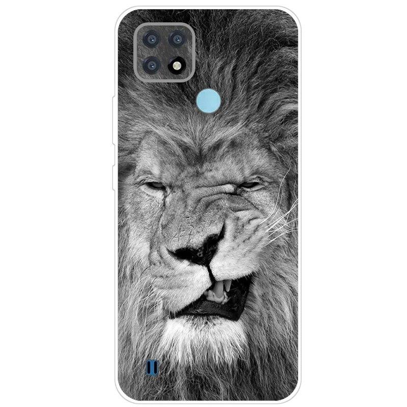 Realme C21 Hülle 6.5'' Klar Silikon Fudnas Weiche TPU Hülle Für Realmi C21 2021 Hülle C 21 Handyhüllen Rückseite RealmeC21 Bumper