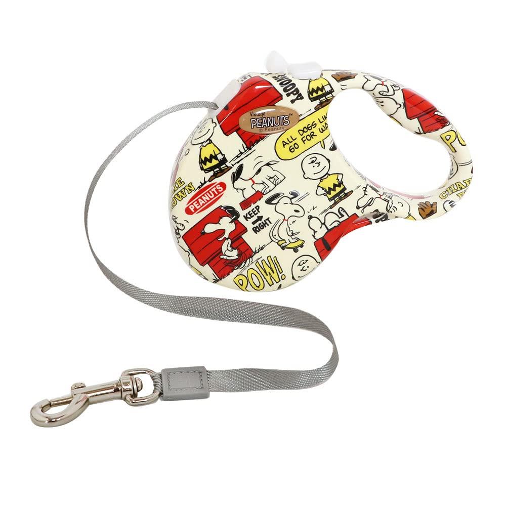 Pet Paradise Dog Lead 3m Snoopy Retractable Retractable Lead Pair Pattern [Small Dog] 408-34001