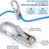 1-8Sets Adjustable Rope Tensioner Kit with Straps for Cargo Tie Down Camping Outdoor Home Use Ratchet Buckle Load Secure