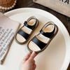 2026 Spring/Summer Girls' Open-Toe Leather Sandals - Fashionable, Casual Beach Shoes