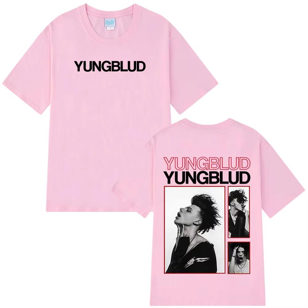Singer Yungblud IDOLS Album Tour 2026 Vintage T Shirt Men Women Hip Hop Short Sleeve Tshirts Loose Casual Gothic Punk Tshirt