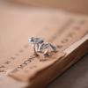 Dark Night 925 Sterling Silver Non-Pierced Frog Ear Cuff - European & American Style Alternative Ear Gauges Jewelry.