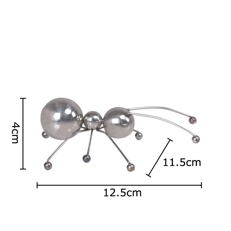 Abstract Art Metal Ants Statue Desk Decoration Crafts Ornaments Golden/silver Ants Artwork Sculpture Room Aesthetic Decor