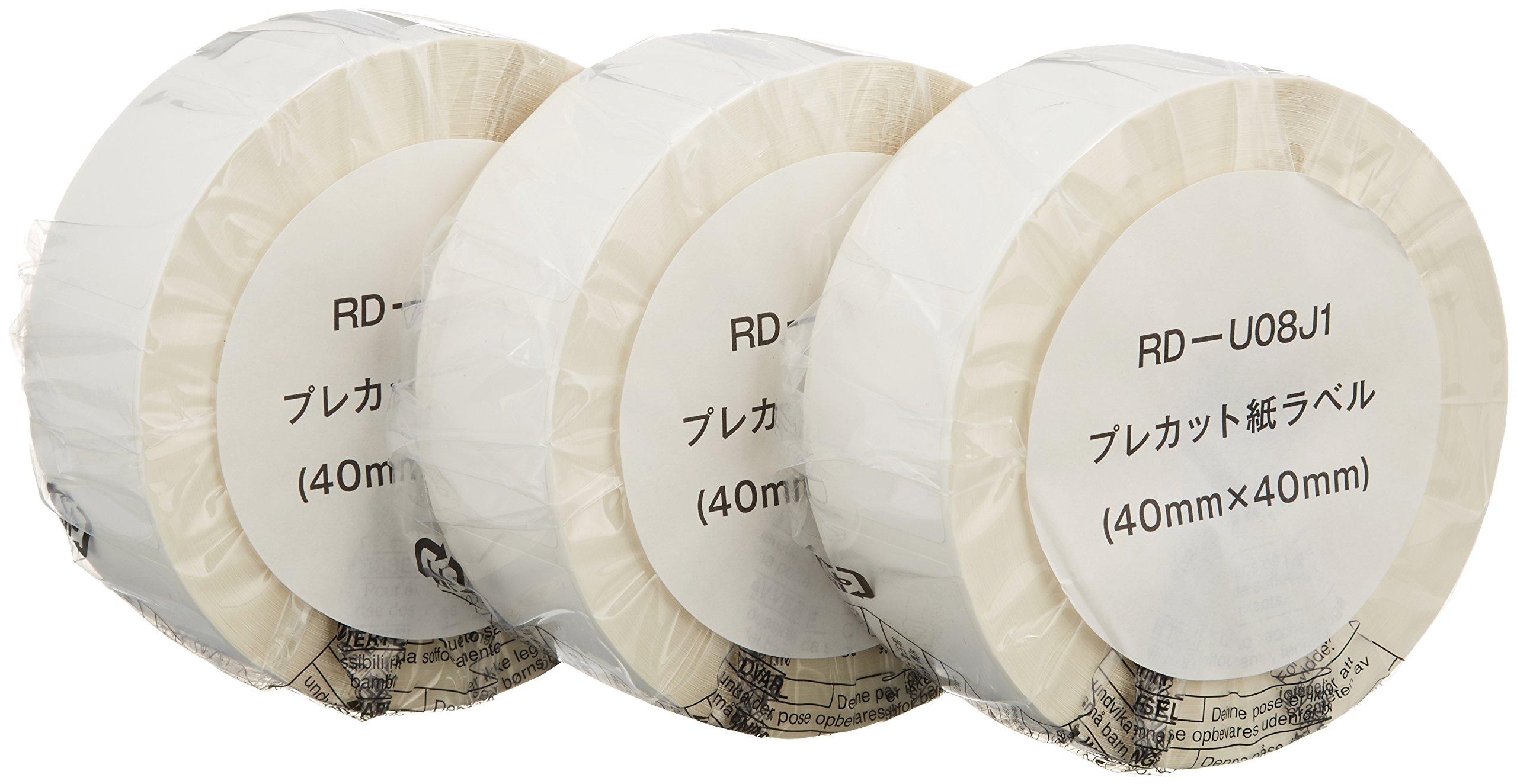 

Brother бумажные этикетки для 3 рулонов предварительно нарезанные TD-2130N/2130NSA RD-U08J1