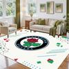 Blackburn Rovers Football Design Crystal Velvet Rug Soft Decorative Mat for Bedroom Entrance