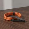 240W 2 In 1 Fast Charging Cable Black/Orange With Foldable Phone Holder Stand For Tablet Laptop Charger Cord Usb