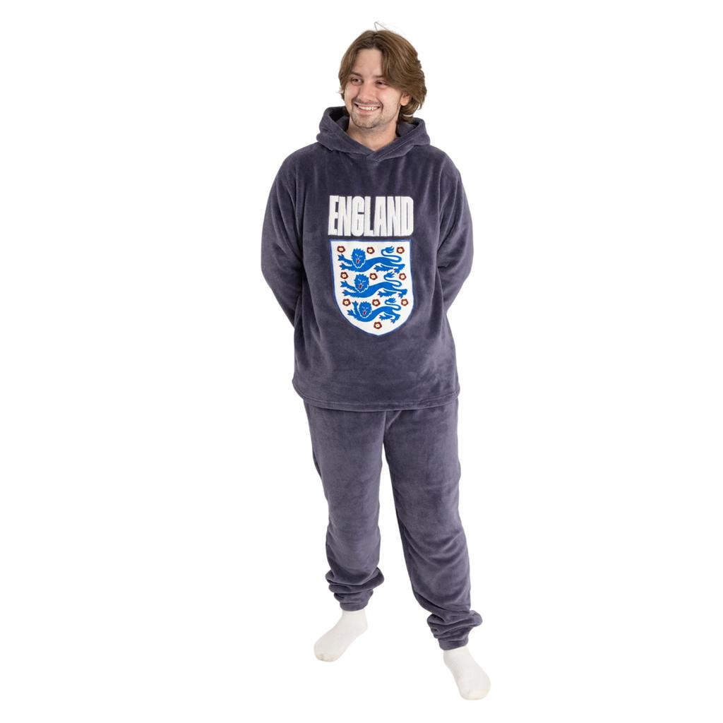 England Football Mens Logo Long Pyjama Set