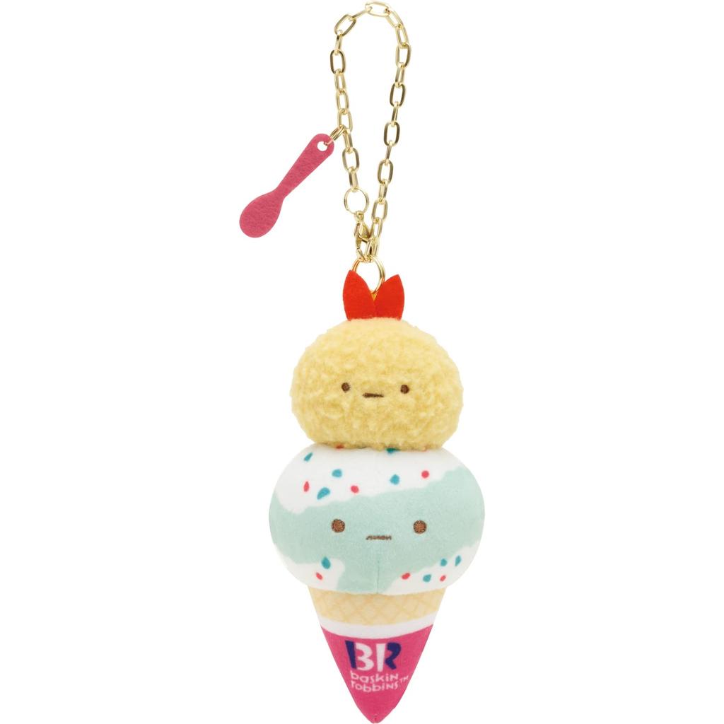 Sumikkogurashi Fried Shrimp Tail Baskin-Robbins Ice Cream Series Hanging Plush Toy MF74001