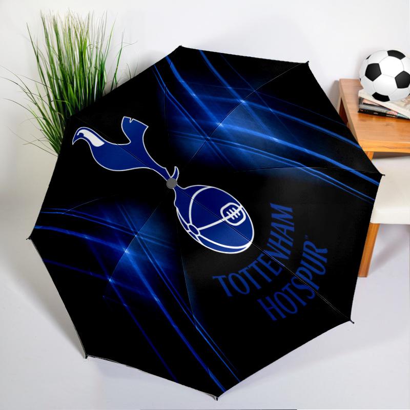 Fc Crest Design Printed Automatic Umbrella, 8-Frame for Travel, camping, Casual Umbrella, Essential Gift for  for family and friends