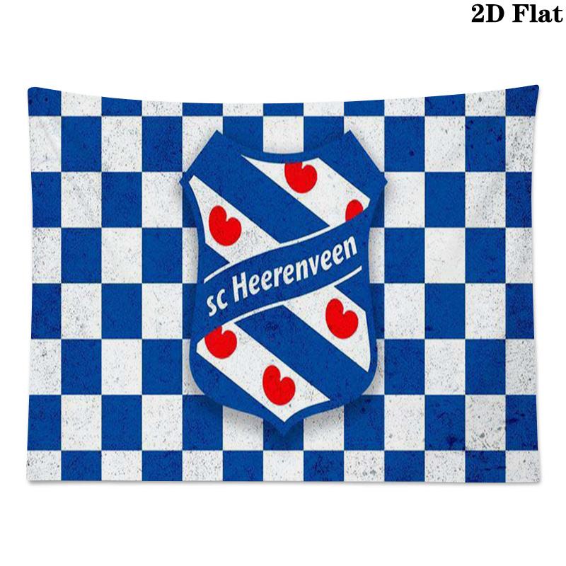 Heerenveen Wall Tapestry Aesthetic Wall Hanging Printed Fabric Blanket Decorative Tapestries for Bedroom Living Room Home Decor