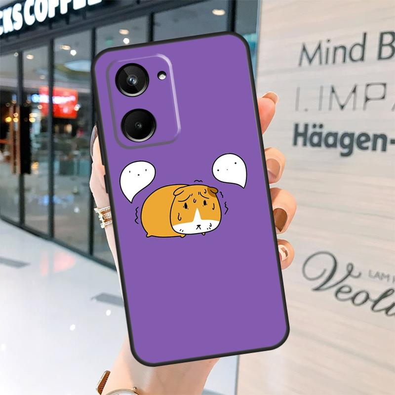 Lustiger Meerschweinchen-Ballon-Case für Realme GT7 Pro GT6 11 12 13 14 15 Pro Plus C55 C53 C35 C33 C61 C65 C67 C53 C71 C75