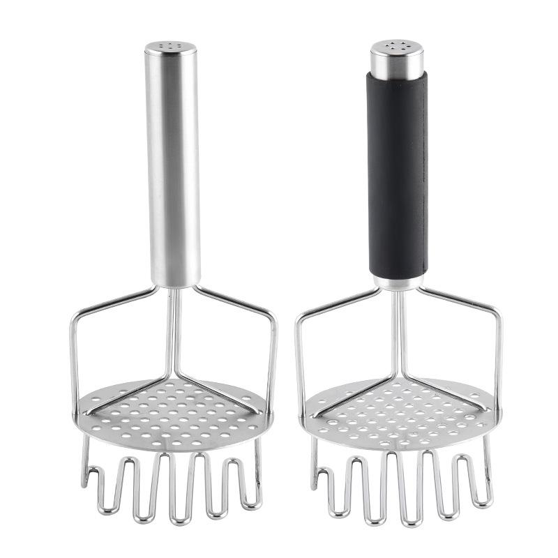 In-Stock Double-Layer Press-Type Stainless Steel Mashed Potato and Pumpkin Masher Tool