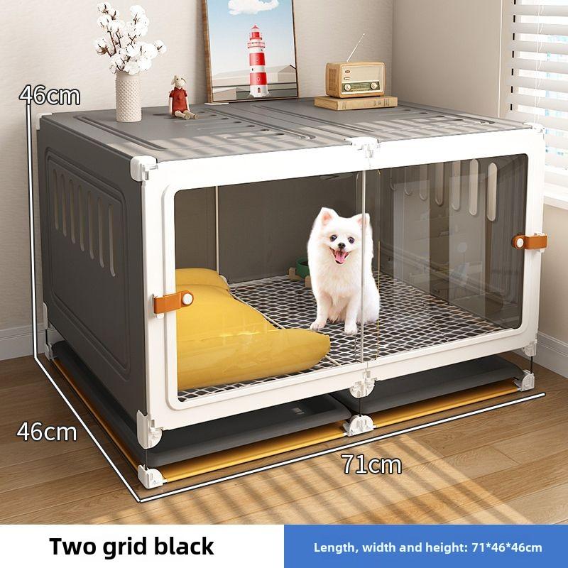 

Home Indoor Dog Cage Multifunctional Small Dog Bed Large Space Breathable Dog Fence Convenient Interactive Pet Sleeping Bed Deluxe