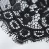 Ladies Casual Color Round Neck Stitching Pullover Lace Side Long Sleeves