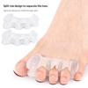1 Paar Zehenspreizer mit Löchern korrigieren Fuß- und Hallux-valgus-Schmerzen, Plantarfasziitis und verbessern die funktionelle Beweglichkeit.