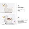 Heat-resistant Animal Ceramic Bowl Anti-slip Bottom Cute Appetizer Plates  New Year