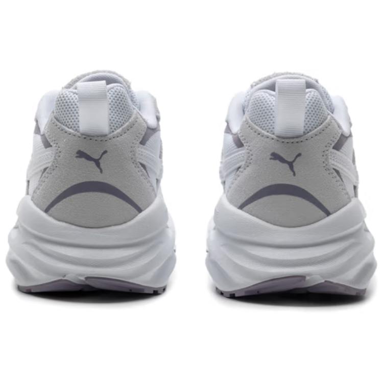 New PUMA Hypnotic LS Abrasion Resistant, Breathable, Lightweight Low Top Running Shoes Women's White Gray 395295-18