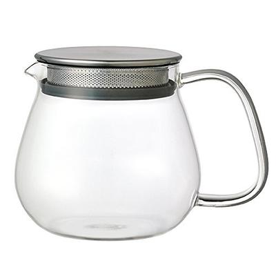 UNITEA One-Touch Teapot, 460ml, Heat-Resistant Glass, Gift, Present, 8335