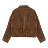 IMAN Women's Maillard Faux Suede Short Jacket