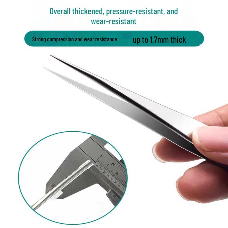 Anlishin Anti-static Stainless Steel Tweezers Set