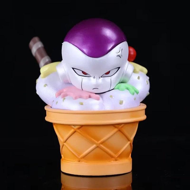 Q Version Anime Dragon Ball Ice Cream Frieza Super Saiyan Cute Model Doll PVC Decoration Toy Birthday Gift белый