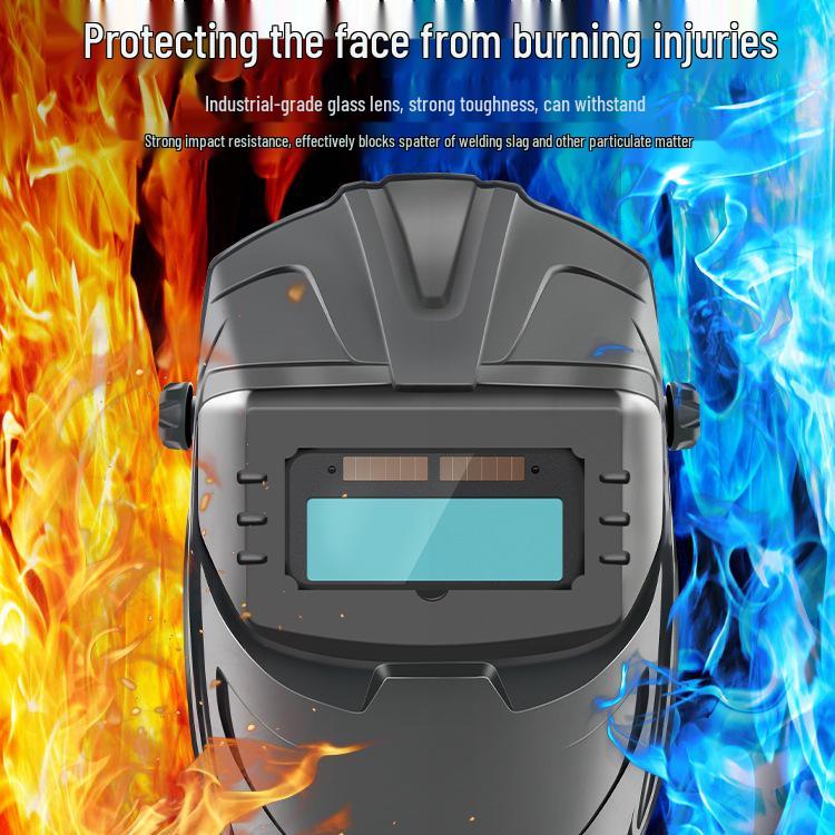 Lightweight Auto-Tint True Color Welding Helmet with Full Face Protection