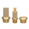 10PCS/50PCS/200PCS Pneumatic Brass Exhaust Muffler BSL M5 1/8 1/4 3/8 1/2 BSP Male Thread For Air Noise Adjustable Long Short