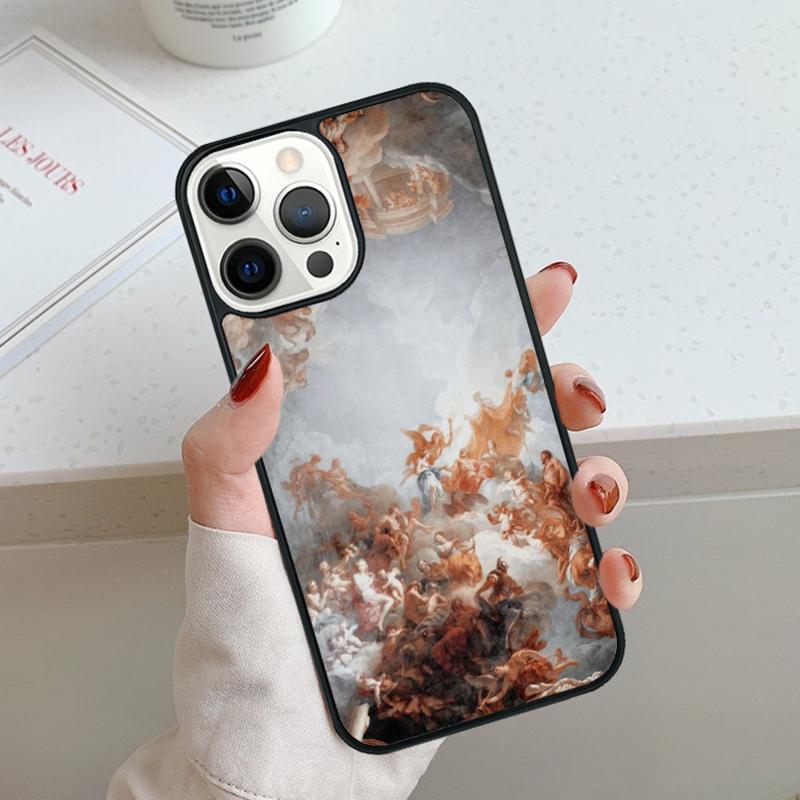 Vintage Baroque Painting Phone Case For iPhone 17 Air 11 12 13 14 15 16 Pro Max Cover For iPhone 17 Air Max Plus Coque Shell