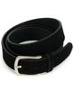 THE-ABON Miller Suede Square Belt Black