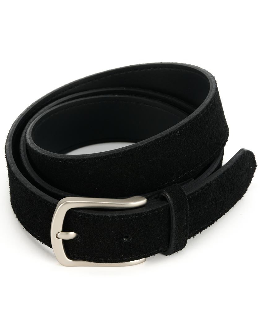 THE-ABON Miller Suede Square Belt Brown
