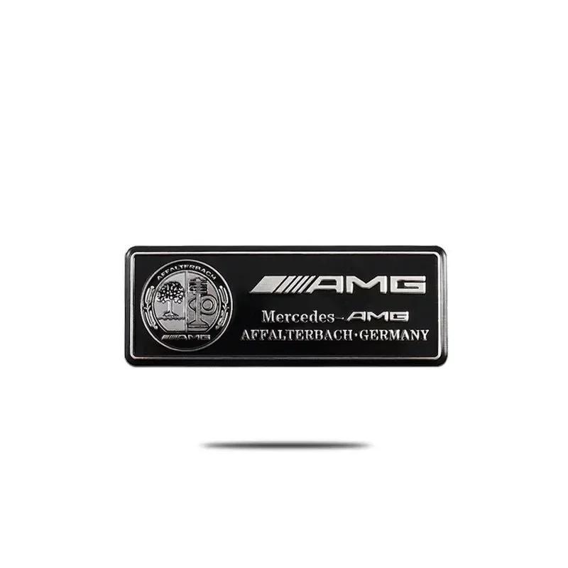 80x30mm Alloy Car Rear Trunk Emblem Sticker Decoration for Mercedes Benz AMG E320 C180 W205 G500 W210 W211 CLA CLK CLS GLA SLK