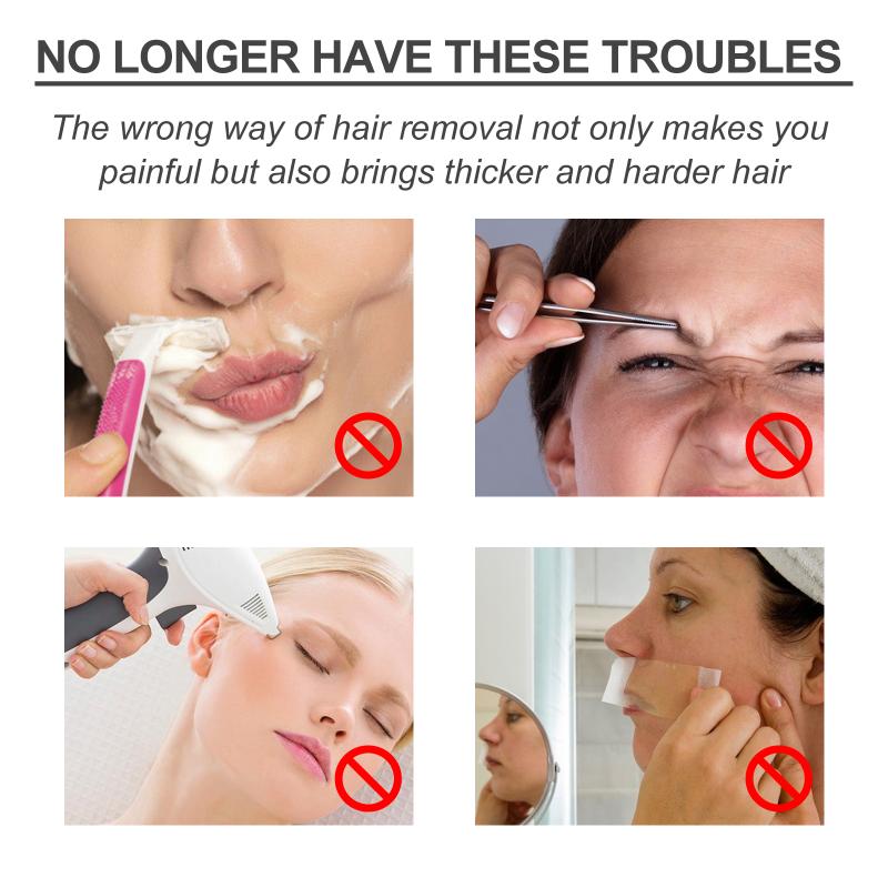 Smooth Skin Hair Removal Spray for Sensitive Areas Fast Acting Inhibitor for Unwanted Hair Men Women Body Care Routine