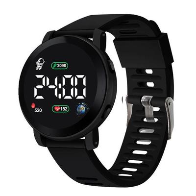 Trendy LED Round Sports Watch for Students