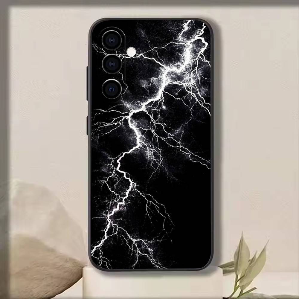 Cool lighting   Phone Case For Samsung Galaxy A73,A72,A71,A70,A53,A52,A51,Soft Silicone Black Cover