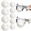 5.5-8cm Large Round Simulated Pearl Ornaments for Wedding & Party Decor
