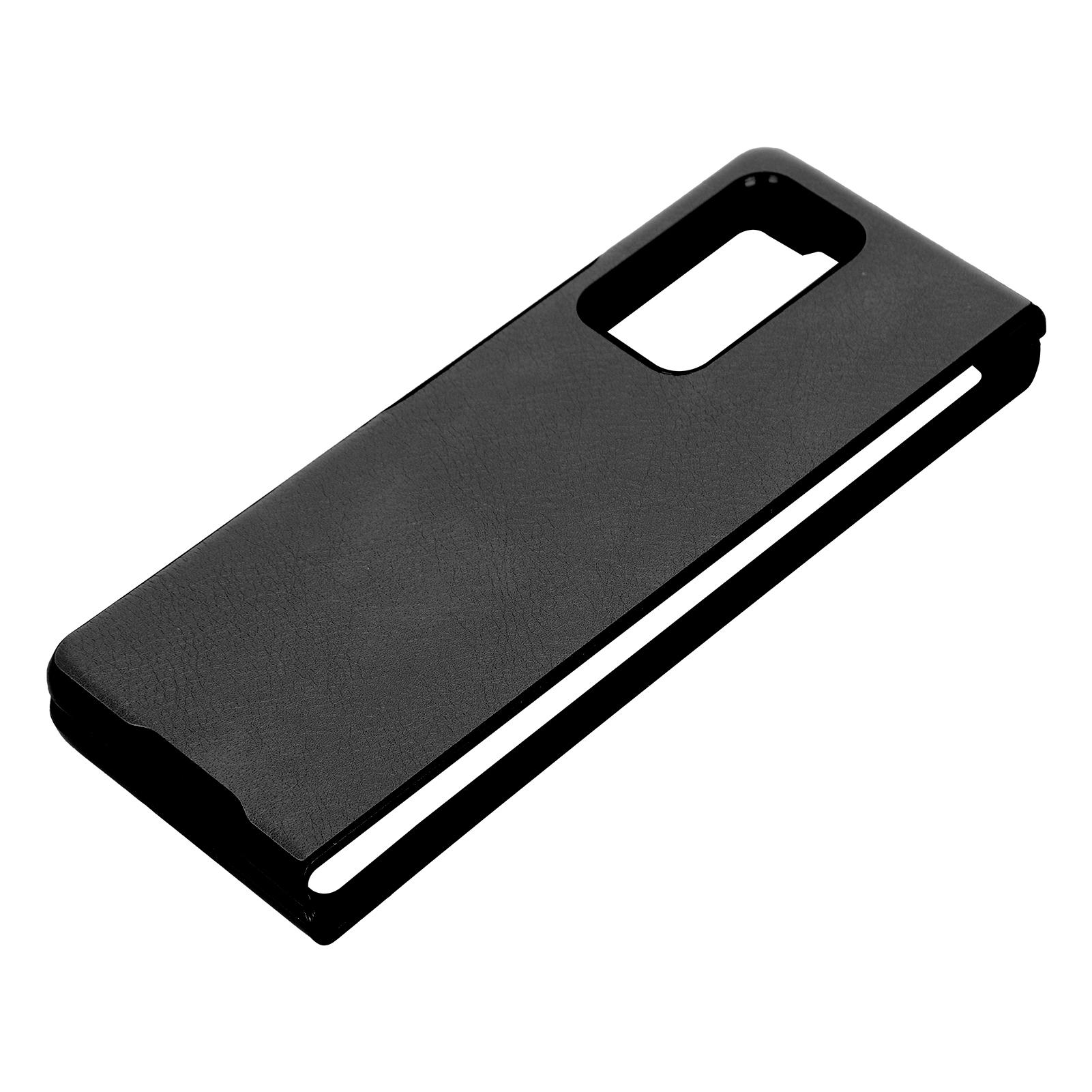 

Leather Protective Case for Samsung Galaxy Z Fold 2 Shockproof Phone Case Cover ShellBlack чорний