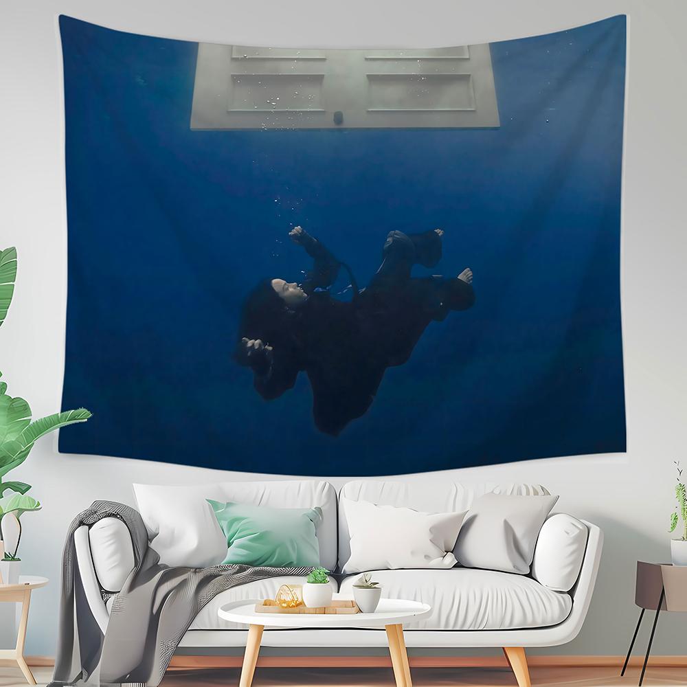 1 Pc Hit Me Hard And Soft Album Music Tapestry For College Dorm Room Decor, Outdoor, Parties